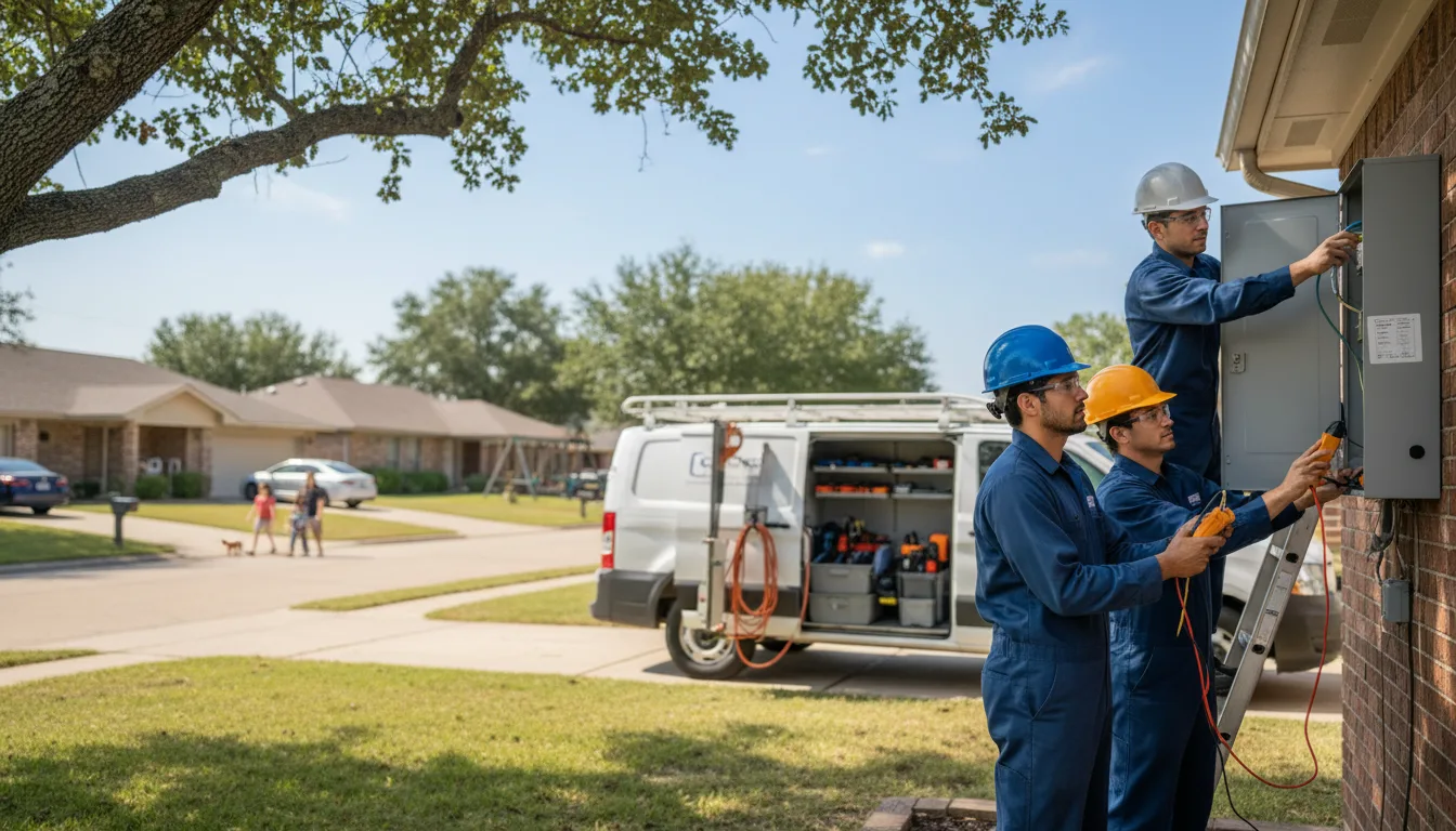 Certified electrician providing emergency electrical services in Macedonia, IL